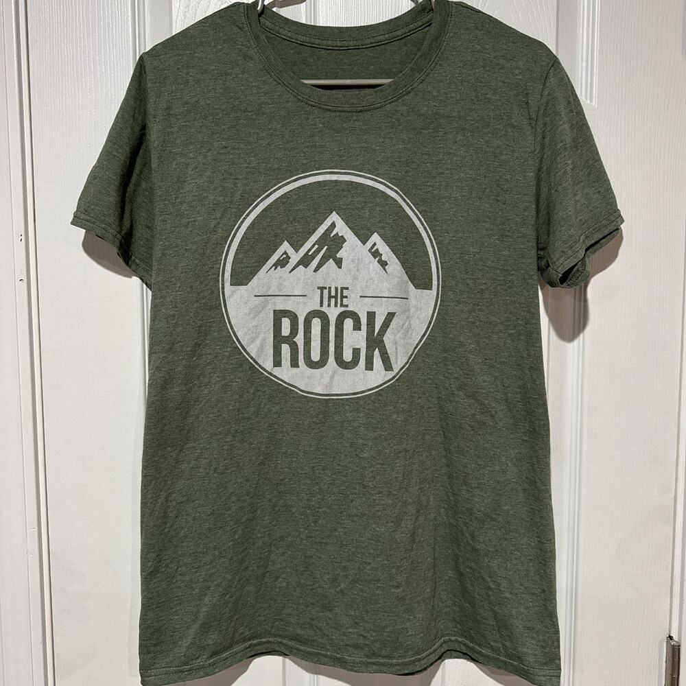 The rock green casual cotton